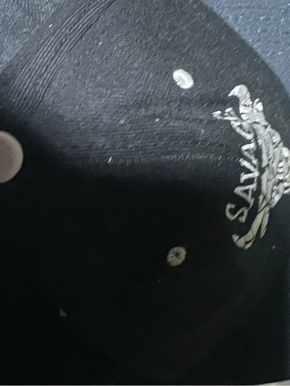 Salvage Black and Gray Ombre Bull Logo Snapback Hat